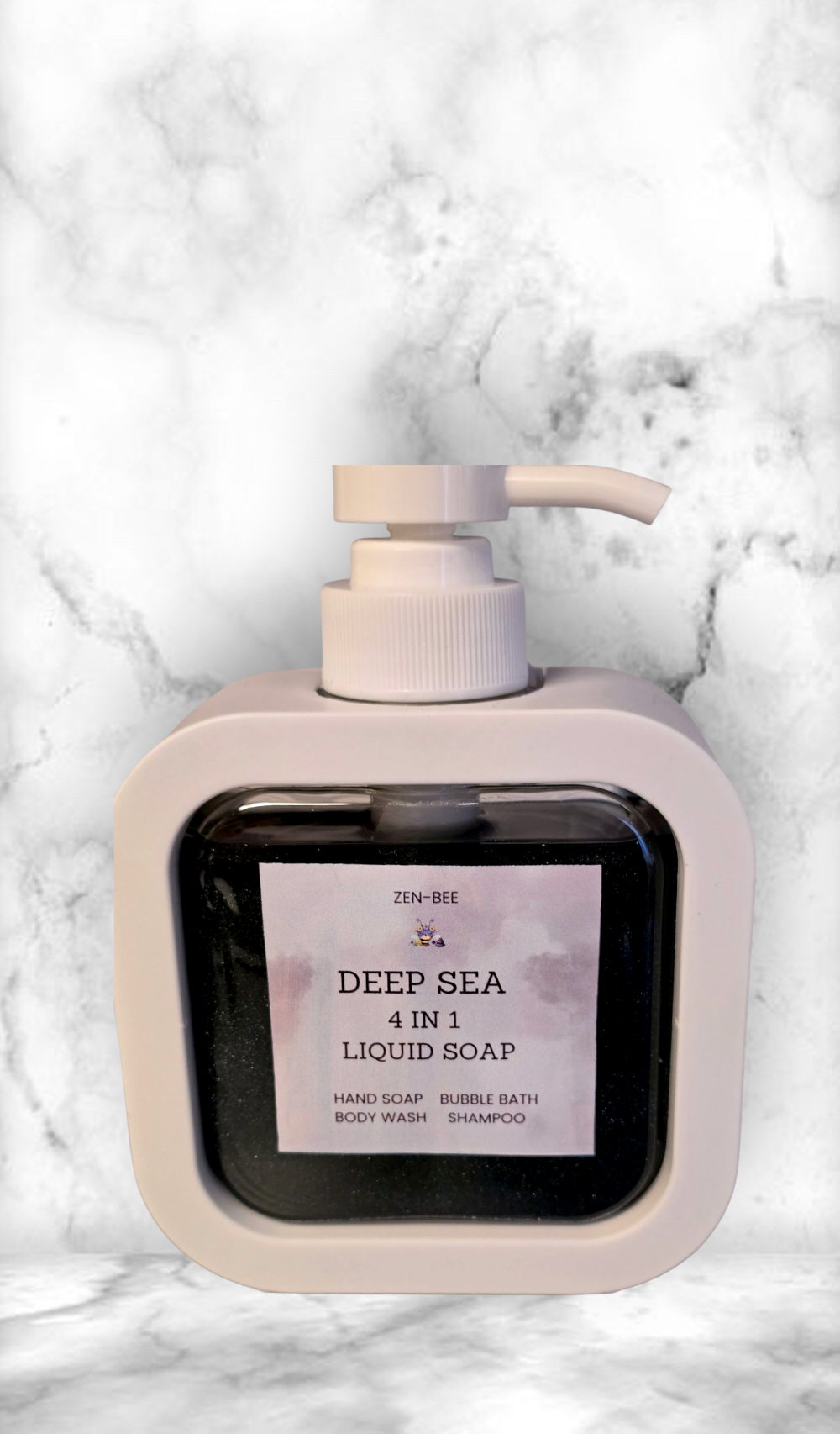 Deep Sea 4 in 1 Liquid Soap 300g - Hand Wash, Body Wash, Bubble Bath, Shampoo