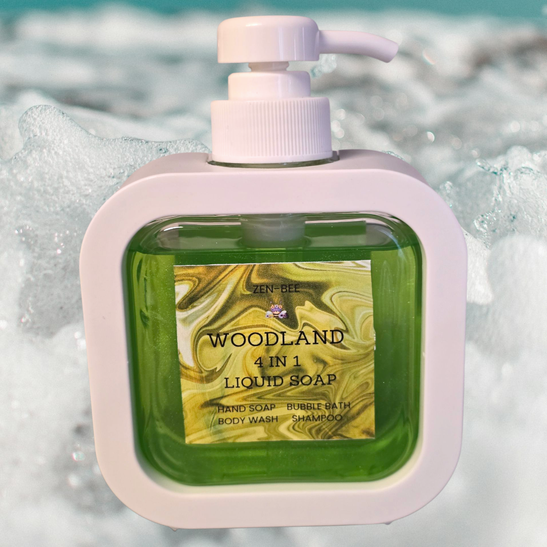 Woodland 4 in 1 300g - Hand Wash, Body Wash, Shampoo and Bubble Bath