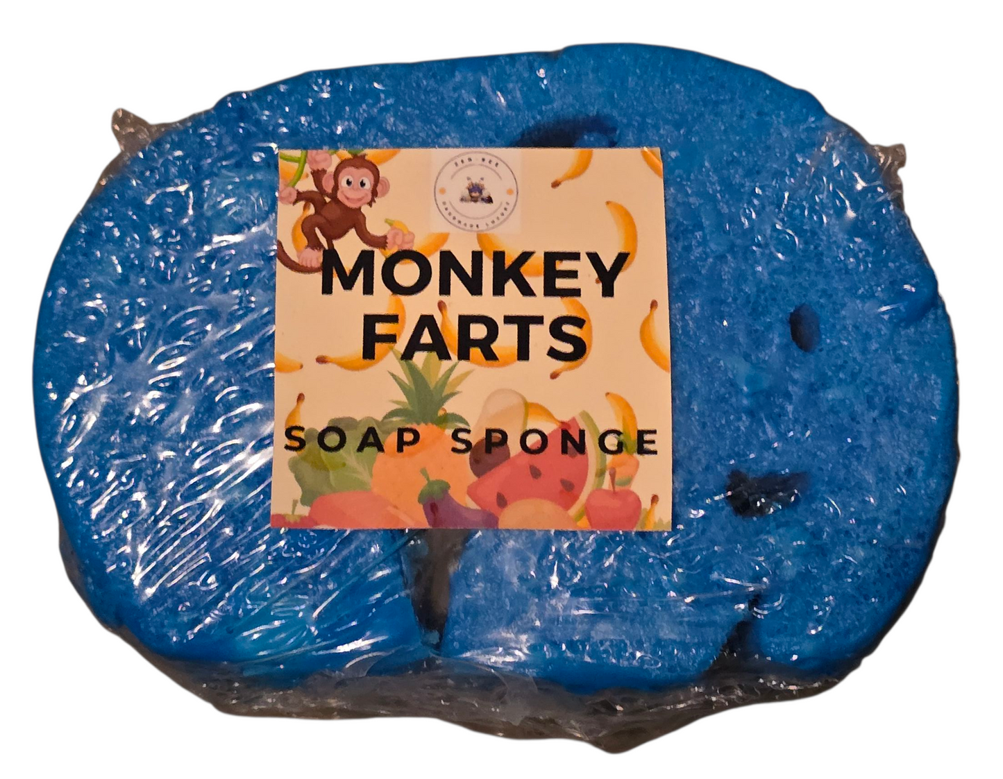 Monkey Farts Novelty Soap Sponge
