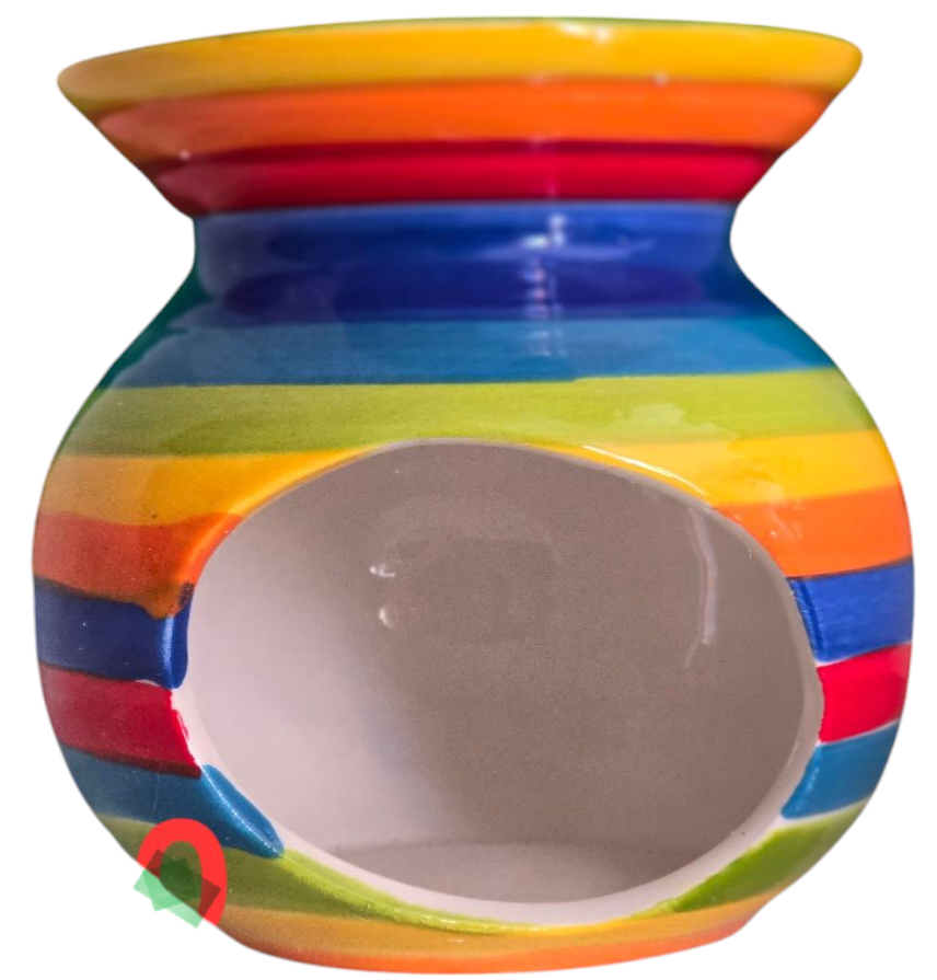 Rainbow Stripe Wax Burner