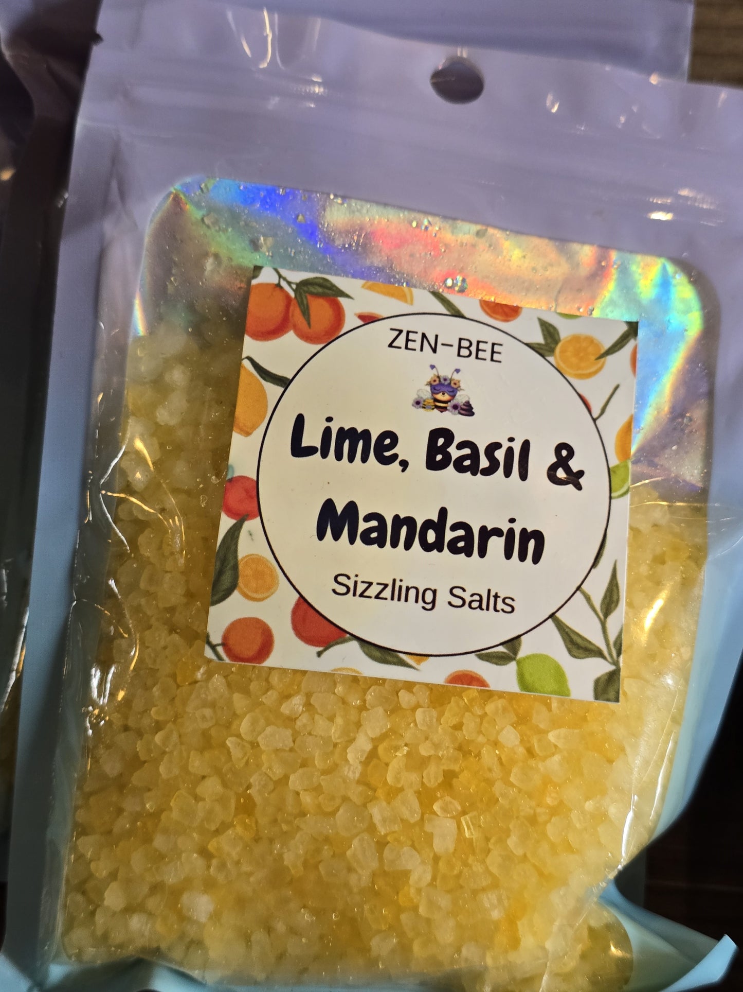 Lime, Basil and Mandarin Sizzle Salts