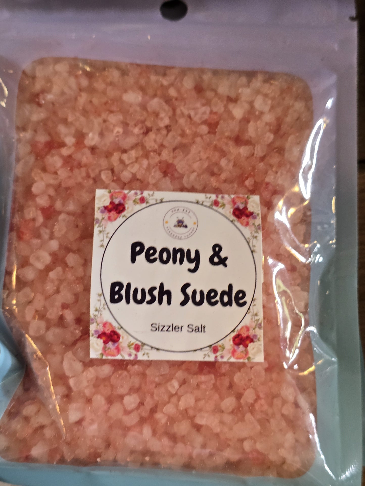 Peony and Blush Suede Sizzle Salts